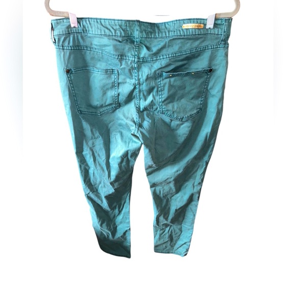 Pilcro / Anthropologie green size 32 denim style slim ankle 5 pocket pant - Picture 3 of 14